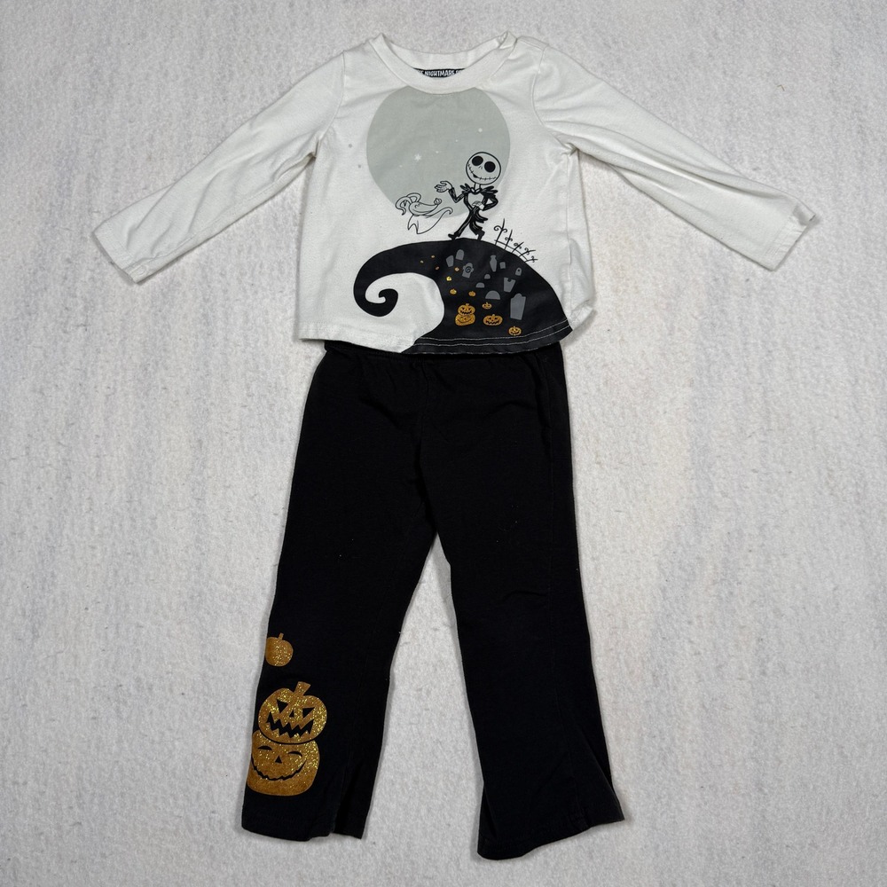 Disney Nightmare Before Christmas Jack Skellington Top Pants Set 18M RJYS500